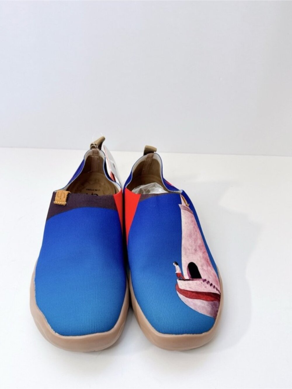 Men’s Size 8 UIN Beacon for You Slip-On Shoes Blue Flats Loafers